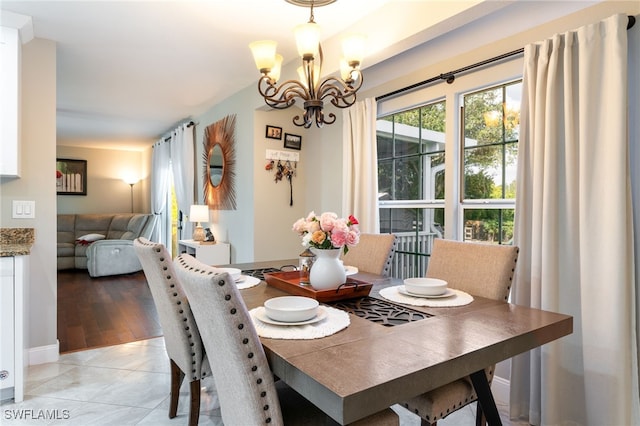 2313 Hines Ave, Alva, FL 33920 - dining space featuring a chandelier