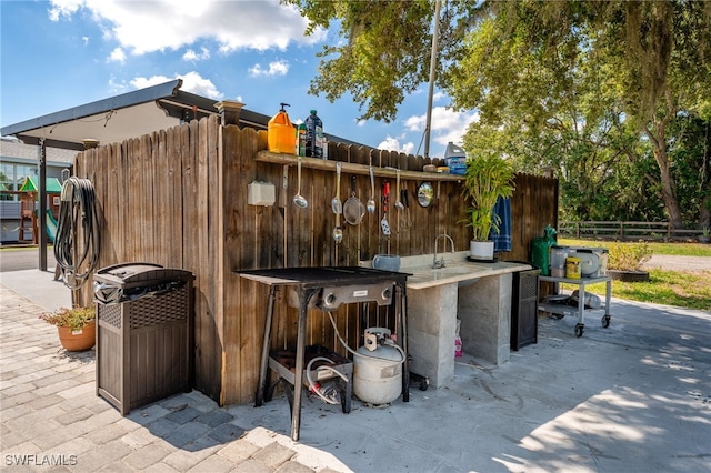 2313 Hines Ave, Alva, FL 33920 - view of patio
