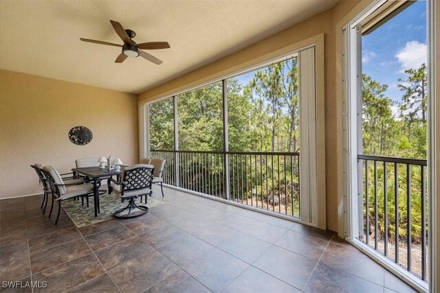 21726 Baccarat Ln Unit 201, Estero, FL 33928 - sunroom / solarium with healthy amount of natural light