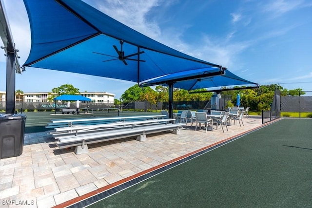 1740 Pine Valley Dr Unit 205, Fort Myers, FL 33907 - view of community featuring a bocce ball area