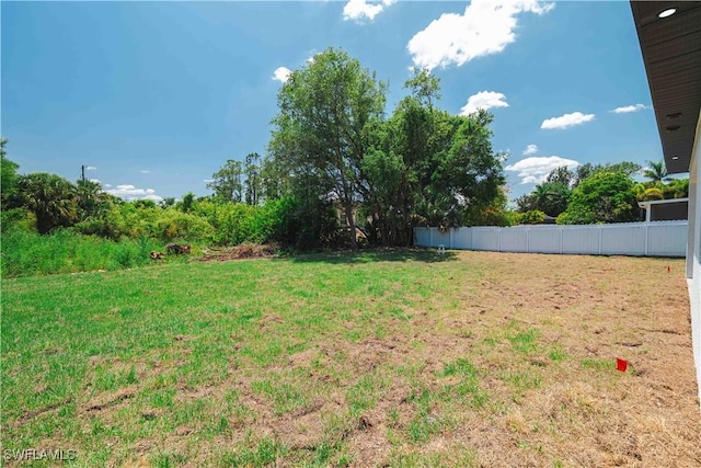 3203 18th St W, Lehigh Acres, FL 33971 - view of yard