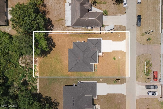 3203 18th St W, Lehigh Acres, FL 33971 - aerial view of property's location with property boundaries highlighted