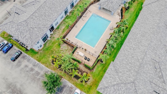 8331 Bernwood Cove Loop W Unit 1402, Fort Myers, FL 33966 - drone / aerial view of a pool