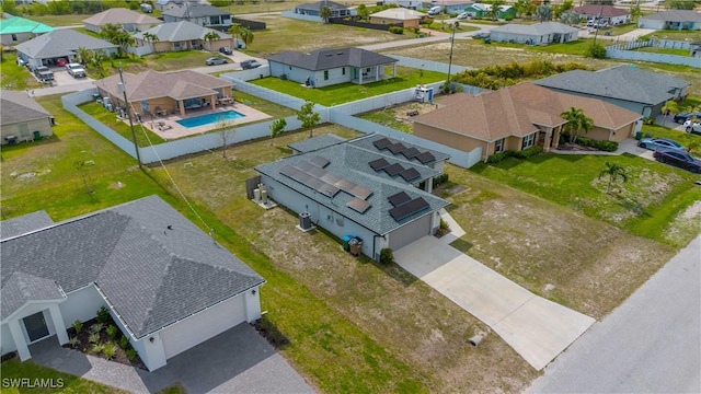 2220 NE 7th Ave, Cape Coral, FL 33909 - aerial view of residential area featuring a pool
