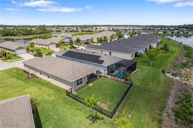 8833 Swell Brooks Ct, North Fort Myers, FL 33917 - aerial view of residential area featuring a nearby body of water