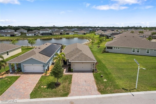 8833 Swell Brooks Ct, North Fort Myers, FL 33917 - aerial view of residential area featuring a nearby body of water