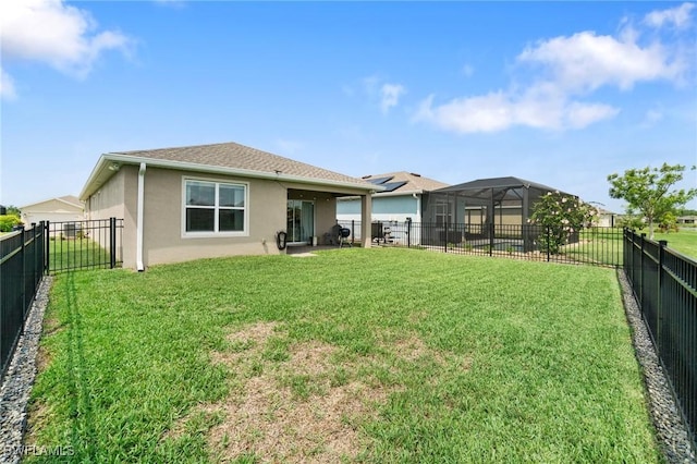 8833 Swell Brooks Ct, North Fort Myers, FL 33917 - rear view of house with stucco siding