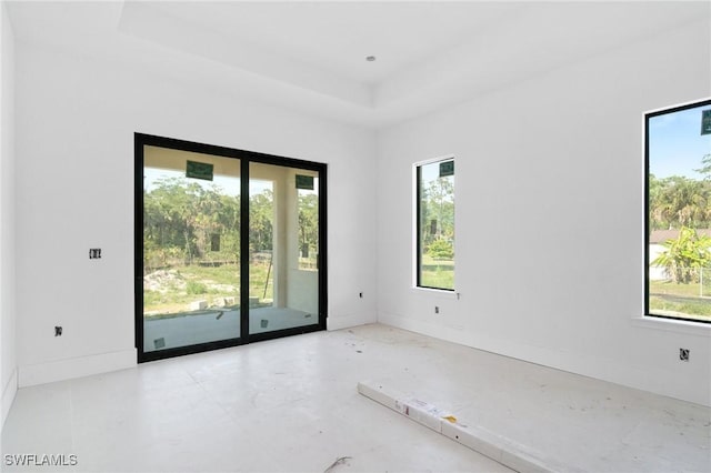 721 Golden Gate Blvd W, Naples, FL 34120 - unfurnished room with a raised ceiling