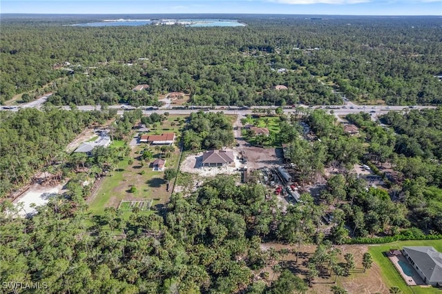 721 Golden Gate Blvd W, Naples, FL 34120 - aerial view of property and surrounding area featuring a forest