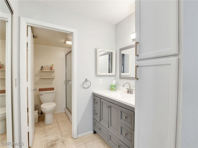 5479 Peppertree Dr Unit 13, Fort Myers, FL 33908 - full bath with toilet, a stall shower, vanity, tile patterned floors, and baseboards