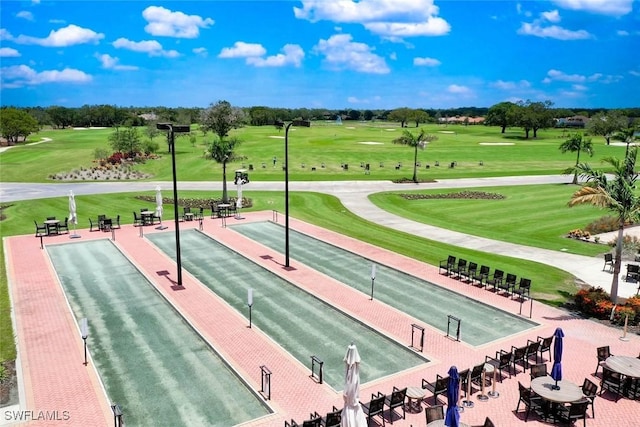 646 Vintage Reserve Cir Unit 4D, Naples, FL 34119 - surrounding community with a game area and golf course view