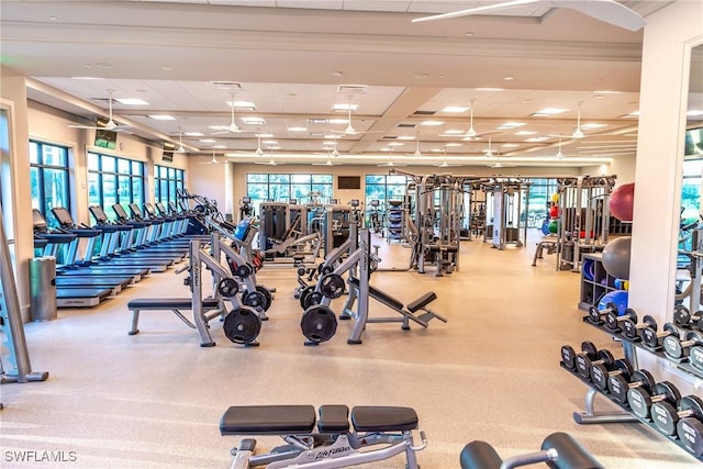 646 Vintage Reserve Cir Unit 4D, Naples, FL 34119 - view of gym