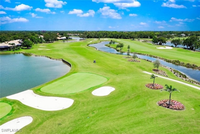 646 Vintage Reserve Cir Unit 4D, Naples, FL 34119 - view of property's community with a water view, view of golf course, and view of scattered trees