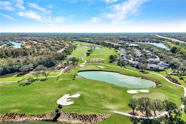 646 Vintage Reserve Cir Unit 4D, Naples, FL 34119 - aerial view of a nearby body of water and a golf course