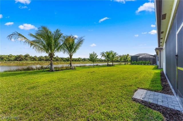 12467 Purple Ficus Way, Naples, FL 34120 - view of grassy yard with a water view