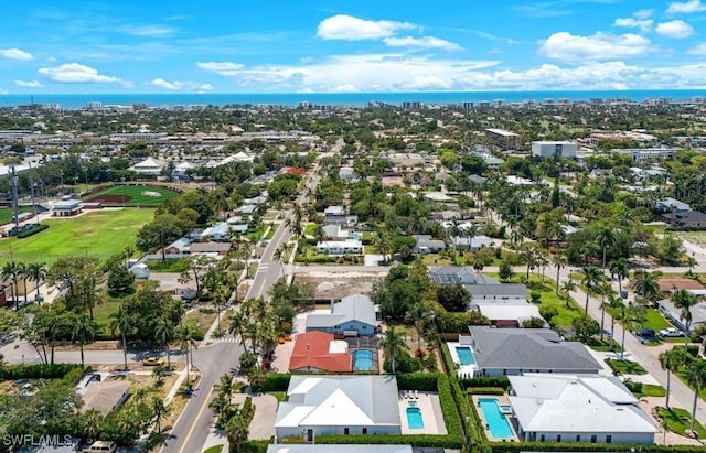 1167 22nd Ave N, Naples, FL 34103 - aerial view of residential area with a pool area