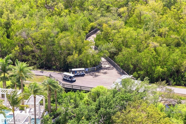 707 Buttonbush Ln, Naples, FL 34108 - aerial view of a heavily wooded area