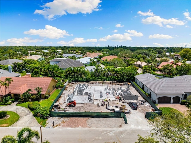 707 Buttonbush Ln, Naples, FL 34108 - aerial perspective of suburban area