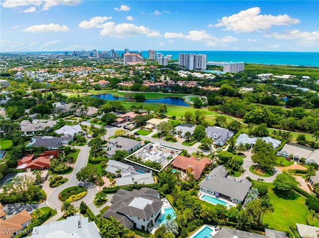 707 Buttonbush Ln, Naples, FL 34108 - view of urban area with a large body of water and nearby suburban area