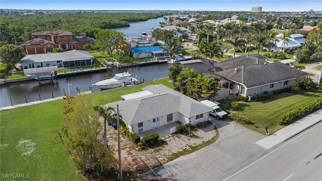 14260 Mcgregor Blvd, Fort Myers, FL 33919 - aerial view of residential area featuring a nearby body of water