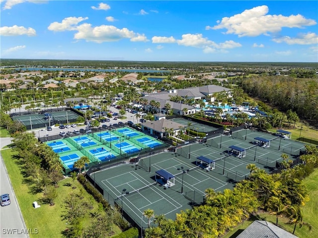 28648 Lobos Cir, Bonita Springs, FL 34135 - aerial view of residential area with a nearby body of water