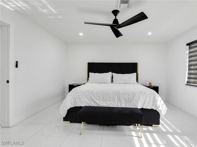 208 Erie Dr, Naples, FL 34110 - bedroom with recessed lighting and ceiling fan