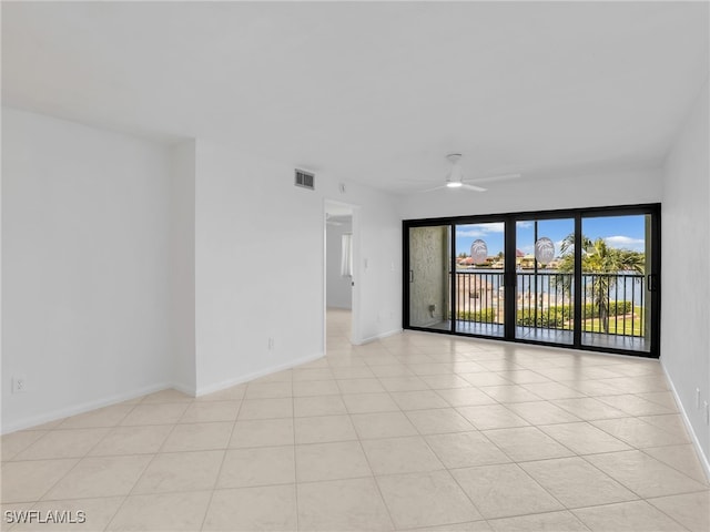 750 W Elkcam Cir Unit 312, Marco Island, FL 34145 - spare room featuring a ceiling fan and a water view