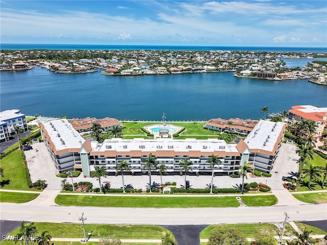 750 W Elkcam Cir Unit 312, Marco Island, FL 34145 - aerial view of a nearby body of water and apartment complex