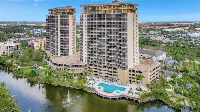 14300 Riva Del Lago Dr Unit 2103, Fort Myers, FL 33907 - view of building exterior with a water view and a view of city