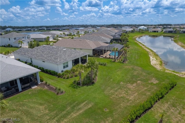 42530 Atlas Dr, Punta Gorda, FL 33982 - aerial perspective of suburban area featuring a large body of water