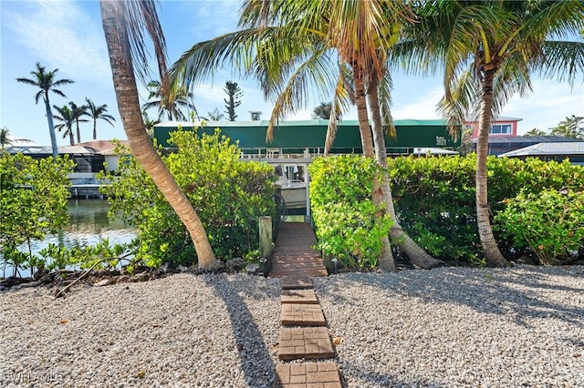 3627 Clipper Ln, Saint James City, FL 33956 - view of yard with a water view