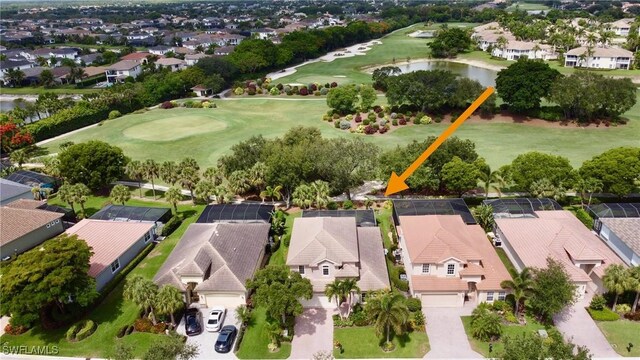 28686 San Galgano Way, Bonita Springs, FL 34135 - view of property location featuring nearby suburban area, a golf club, and a nearby body of water