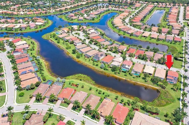 14614 Fern Lake Ct, Naples, FL 34114 - aerial overview of property's location featuring nearby suburban area and a nearby body of water