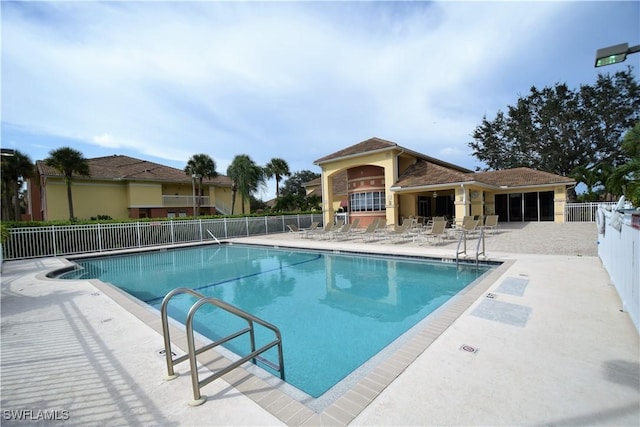 6481 Aragon Way Unit 205, Fort Myers, FL 33966 - community pool with a patio