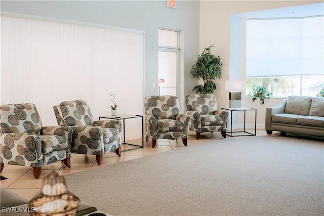6481 Aragon Way Unit 205, Fort Myers, FL 33966 - sitting room featuring tile patterned flooring