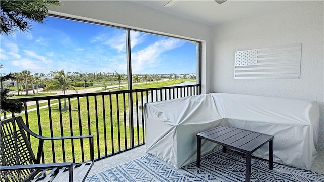 14257 Heritage Landing Blvd Unit 1122, Punta Gorda, FL 33995 - sunroom / solarium featuring a water view