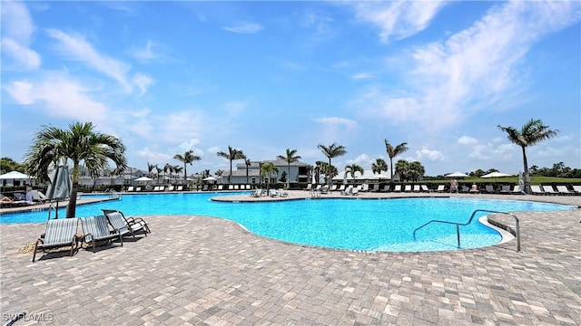 14257 Heritage Landing Blvd Unit 1122, Punta Gorda, FL 33995 - community pool featuring a patio