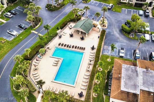 8061 S Woods Cir Unit 4, Fort Myers, FL 33919 - drone / aerial view of a pool area