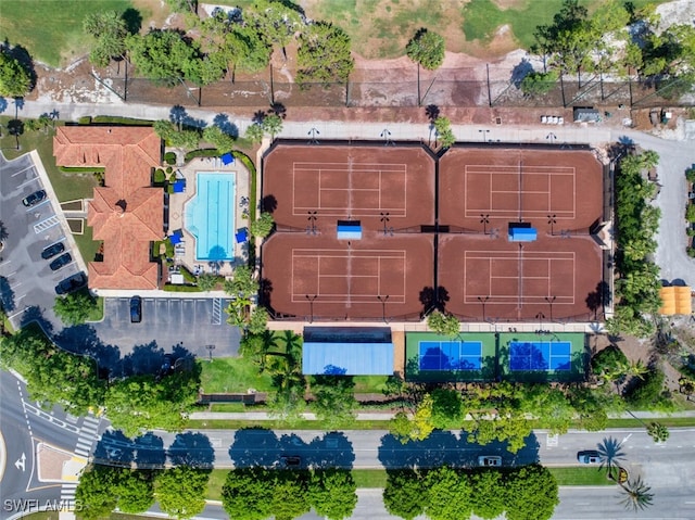2722 Olde Cypress Dr, Naples, FL 34119 - aerial view of property's location featuring a pool area