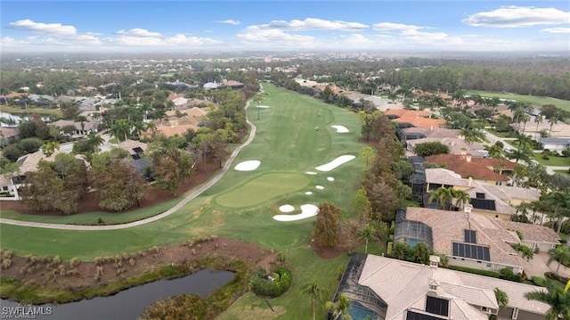 2722 Olde Cypress Dr, Naples, FL 34119 - view of property location featuring a golf course, nearby suburban area, and a nearby body of water