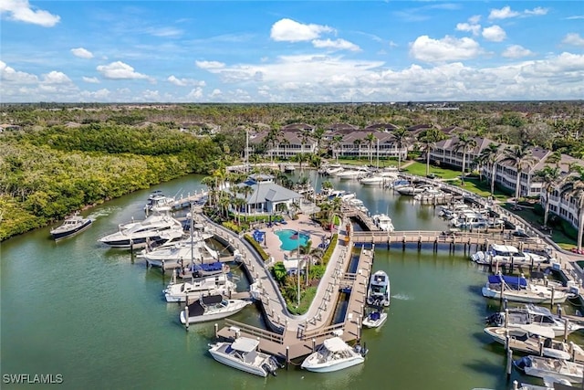 2488 Breakwater Way Unit 201, Naples, FL 34112 - aerial perspective of suburban area with a nearby body of water