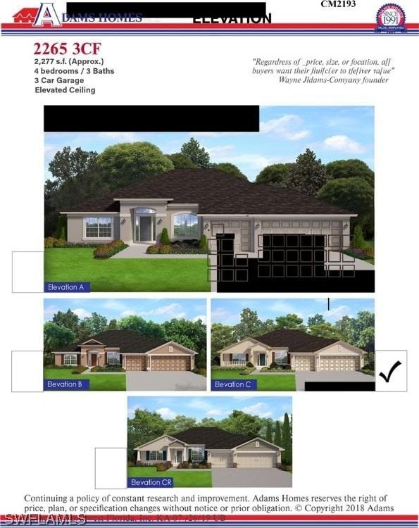 3922 NW 40th Ter, Cape Coral, FL 33993 - view of a document with a collage of images