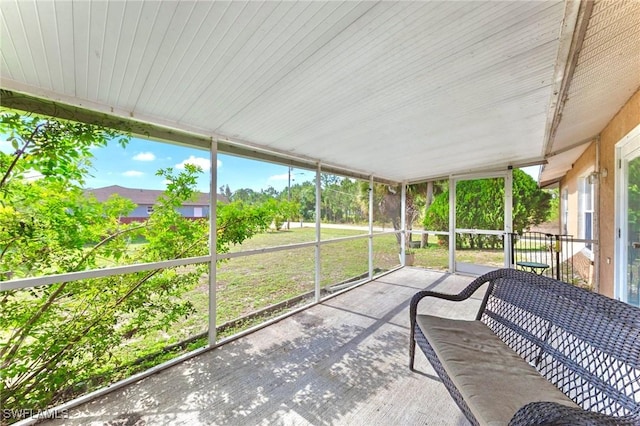 911 Medford Ave S, Lehigh Acres, FL 33974 - view of unfurnished sunroom