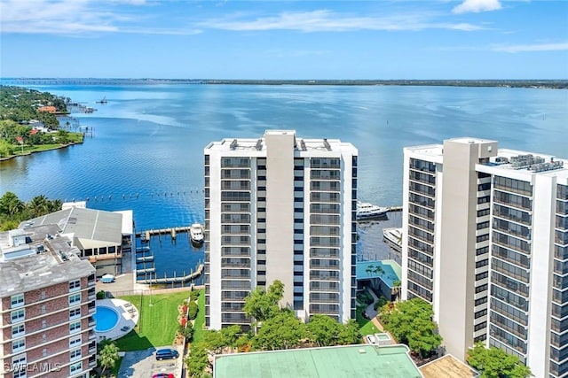 1920 Virginia Ave Unit 1602, Fort Myers, FL 33901 - aerial view of apartment complex / building and a large body of water