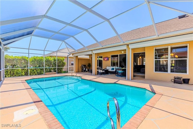 10630 Woodchuck Ln, Bonita Springs, FL 34135 - swimming pool with a patio and a lanai