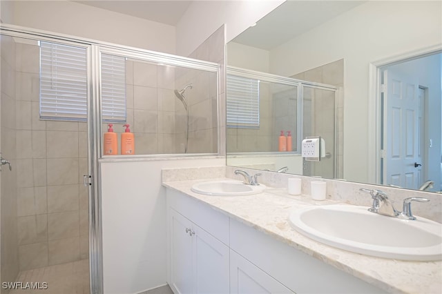 5536 Morino Way, Ave Maria, FL 34142 - full bathroom with a stall shower and double vanity