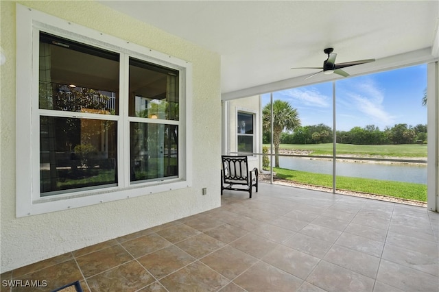 28657 San Lucas Ln Unit 102, Bonita Springs, FL 34135 - sunroom featuring a water view