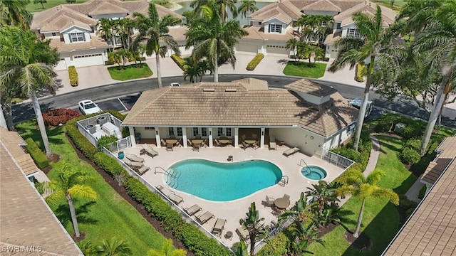 28657 San Lucas Ln Unit 102, Bonita Springs, FL 34135 - community pool with a patio area