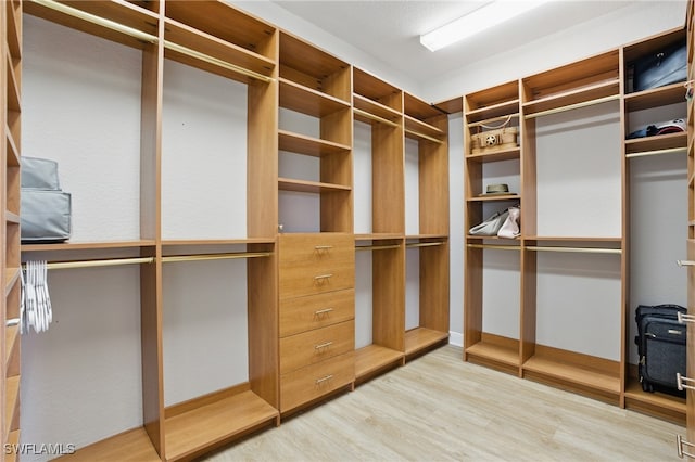 28657 San Lucas Ln Unit 102, Bonita Springs, FL 34135 - walk in closet with wood finished floors