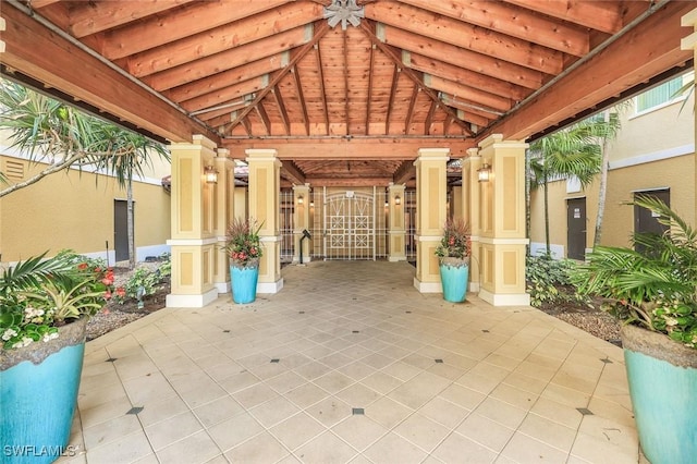2728 Tiburon Blvd E Unit A403, Naples, FL 34109 - view of patio / terrace featuring a gazebo